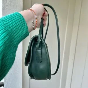 COACH オリーブグリーン レザーバッグ Coach | Bags | Vintage Coach Casey Bag Bottle Green Style
